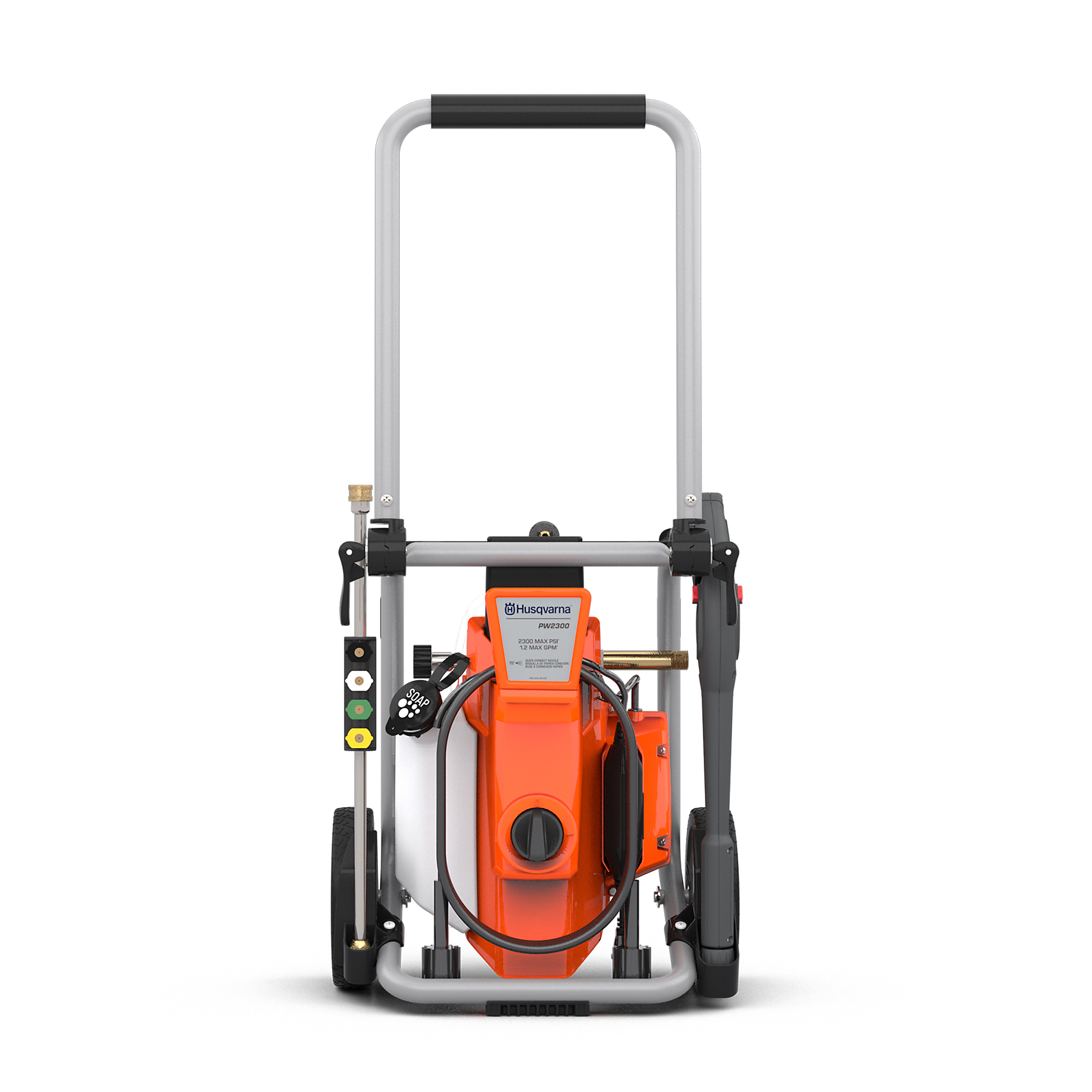Husqvarna 2300 PSI Electric Pressure Washer, 2300 PSI, 1.2 GPM, 120 Volts, Model# 022006